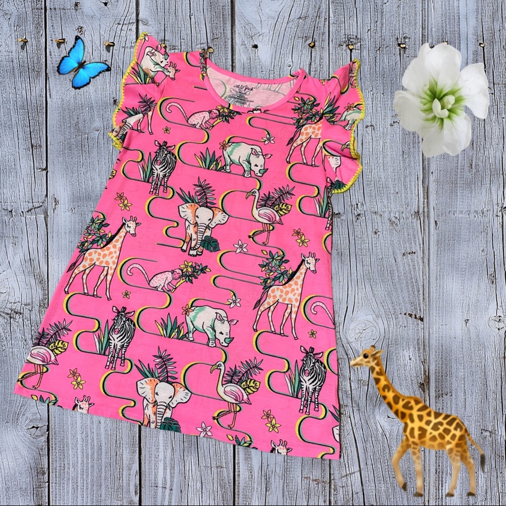 Cat and Jack, pijamas, size 7-8. Color Pink